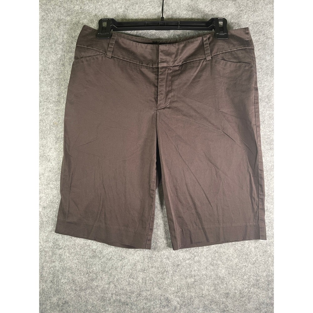 Mossimo‎ Supply Co Womens Brown Stretch Chino Pants Size 6 Straight Leg Cotton
